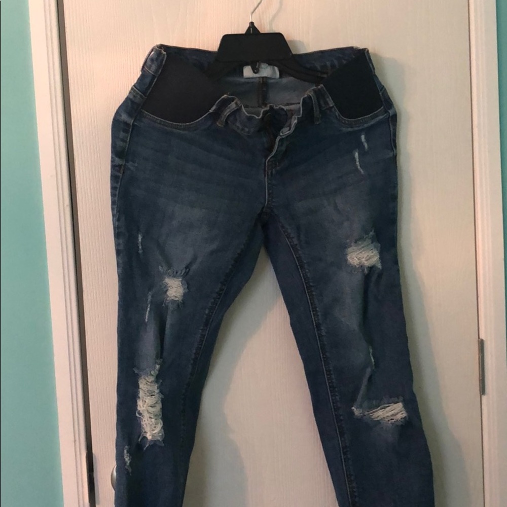 Under Belly Maternity Jeans